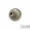 Karen Hill Tribe Silver Brushed Ball Bead : B33-013