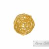Karen Hill Tribe Silver Nesting Wire Ball Bead : B33-025G