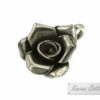 Karen Hill Tribe Silver Wild Small 5 Petal Rose Charm : C11-016