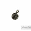 Karen Hill Tribe Silver Wire Swirl Charm : C44-002