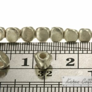 Alternative view of Karen Hill Tribe Silver Plain Prism Spacer : E13-005