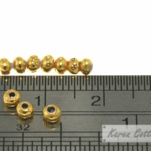 Alternative view of Karen Hill Tribe Silver Printed Solid Ball Spacer : E14-004G