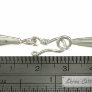 Alternative view of Karen Hill Tribe Silver Plain Cone Clasp : F11-003