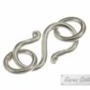 Karen Hill Tribe Silver Round Wire S Hook : F13-008